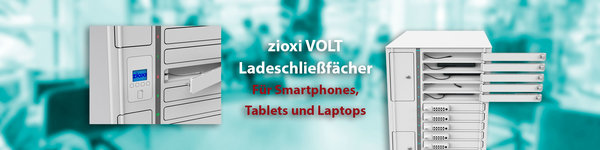 zioxi VOLT Ladeschliessfächer Für Smartphones, Tablets und Laptops